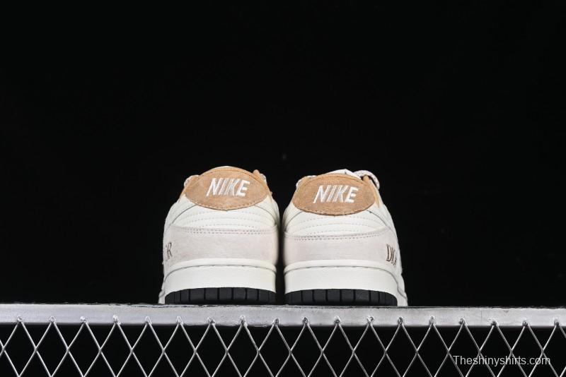 Nike SB Dunk Low Dior Collaboration Anniversary Custom Low-Top Casual Sneakers - DJ2024-066