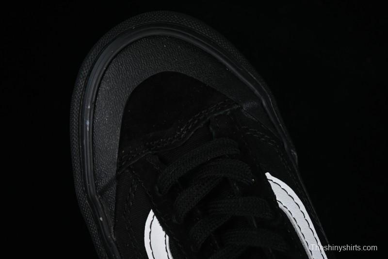 Vans Style 36 SF All Black Skate Shoes with Killer Whale Half-Toe Cap Design - VN0A3MVLB8C