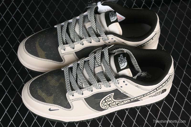 Nike SB Dunk Low The North Face x CDG Anniversary High-End Custom Low-Top Casual Sneakers - DM6868-015
