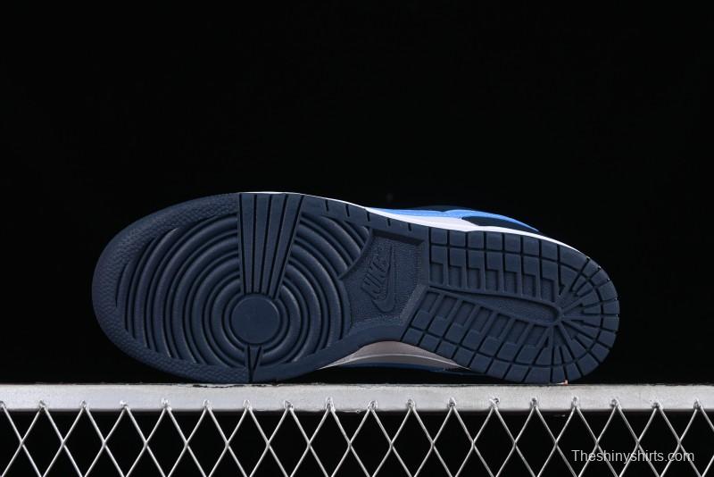 Nike Dunk Low SB Casual Skate Shoes in Obsidian/University Blue Colorway - FN7800-400