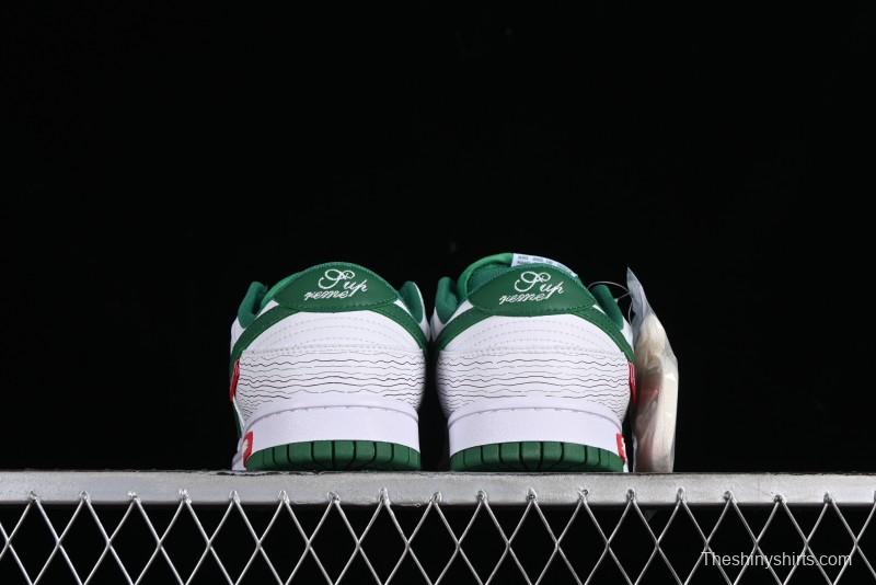 Supreme x Nike Dunk Low SB Skate Shoes with Zoom Air Cushion - XD6188-033