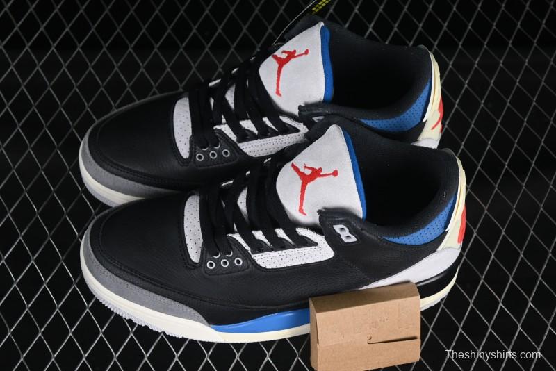 Nike Air Jordan 3 OG "Rare Air" Retro Basketball Shoes with Reverse Swoosh Design - IB8967-004