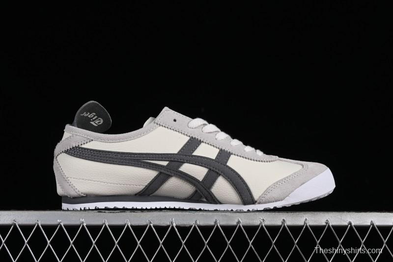 Onitsuka Tiger Mexico 66 Low-Top Leather Casual Running Shoes - 1183C076-100
