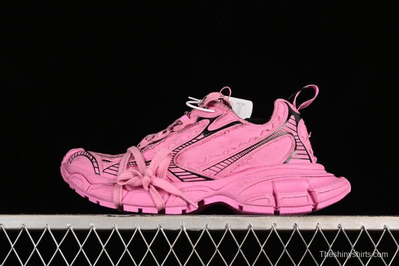 Balenciaga Phantom Sneaker Ten-Gen Trend Running Shoes with Transparent Heel Strap - W3XDC5000