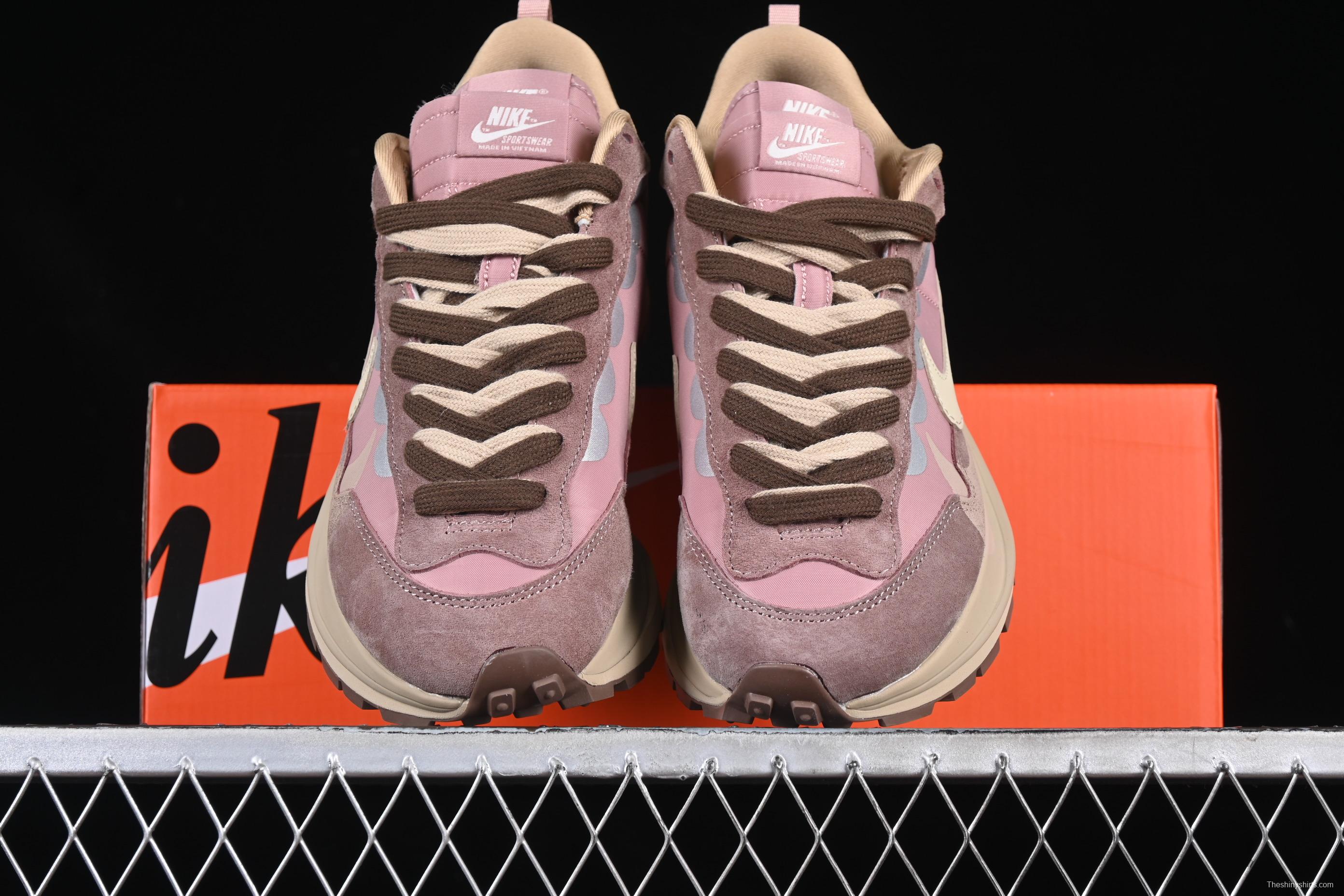 Nike x Sacai VaporWaffle "Pink/Sail" Women's Sneakers