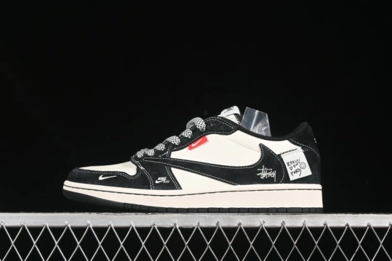 Nike Travis Scott x Fragment Design x Air Jordan 1 Low OG SP AJ1 Sneakers - YX5066-299