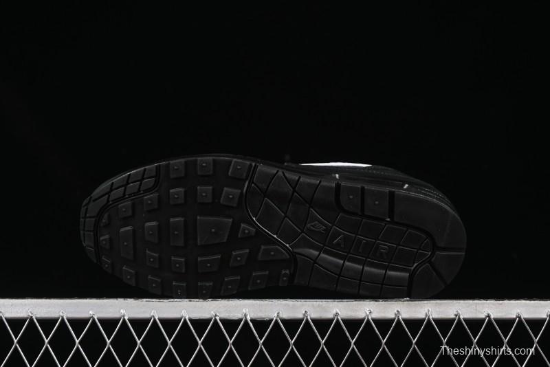 Nike Air Max 1 Retro Running Shoes with Half-Sole Air Cushion - HF8813-001