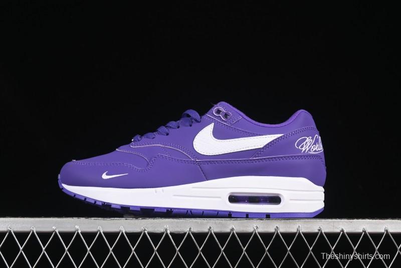 Nike Air Max 1 Retro Running Shoes with Half-Sole Air Cushion - HF8813-500
