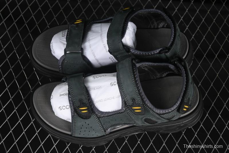 ECCO Off Trail Series Sporty Casual Sandals with Adjustable Hook-and-Loop Closure - 63251701002