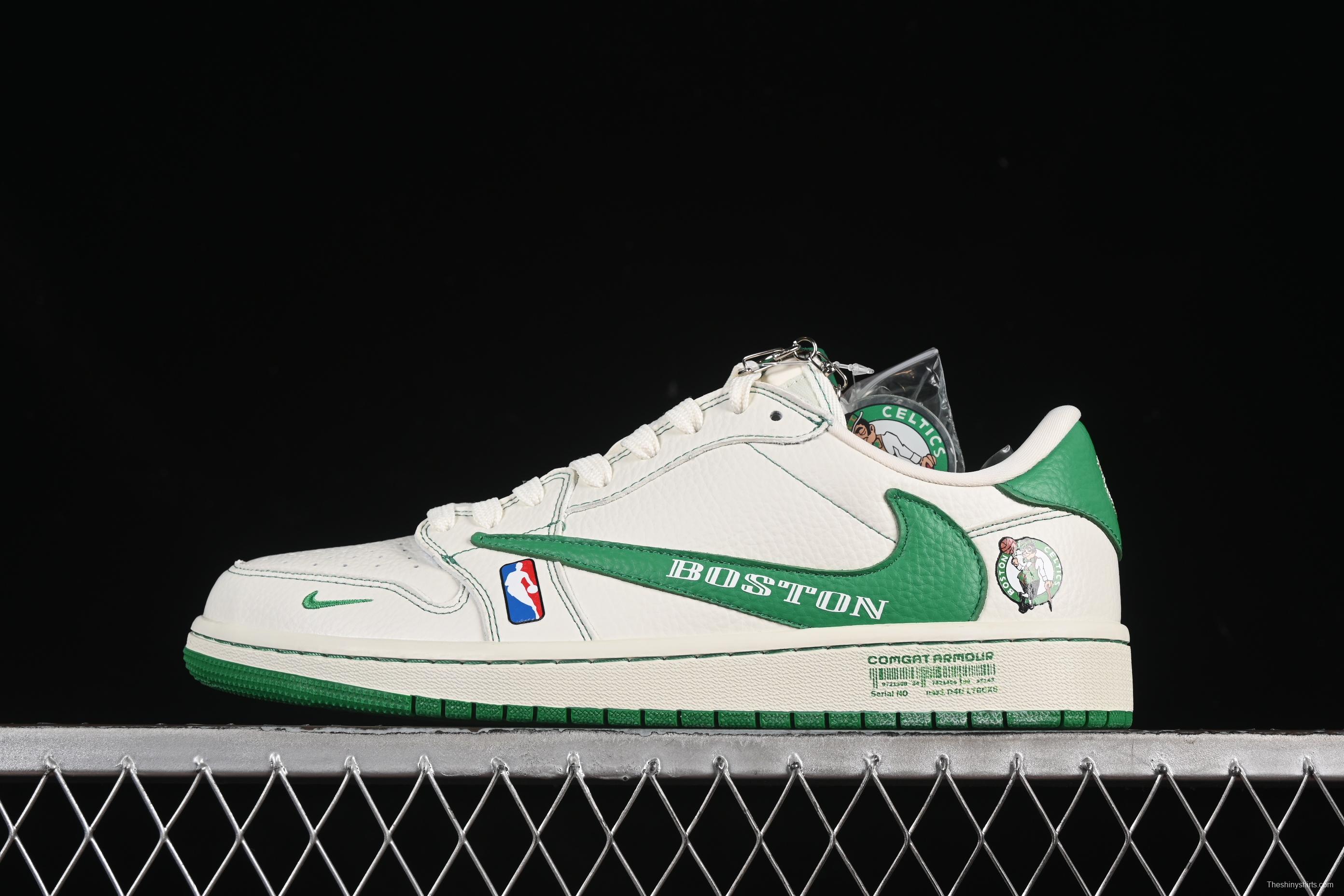 Nike Travis Scott x Fragment Design x Air Jordan 1 Low OG SP AJ1 Collaboration Sneakers - SC9207-030