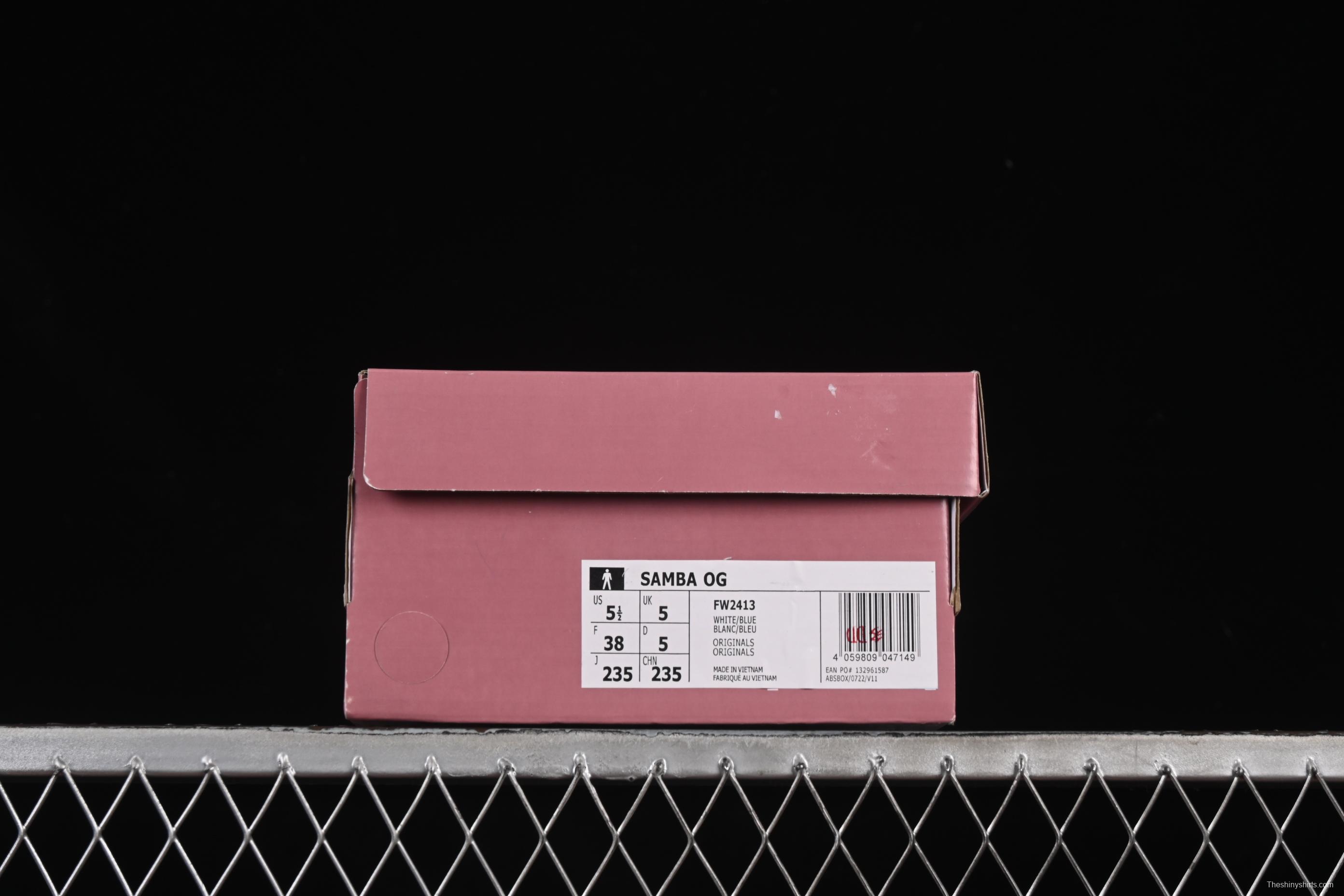 Adidas Originals Samba OG Retro Casual Sneakers - FW2413