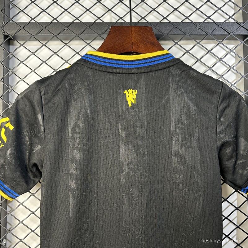 25/26 Kids Manchester United THIRD Size 16-28 Jersey