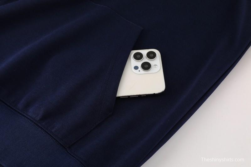 25/26 Real Madrid Navy Hoodie Full Zipper Jacket + Long Pants