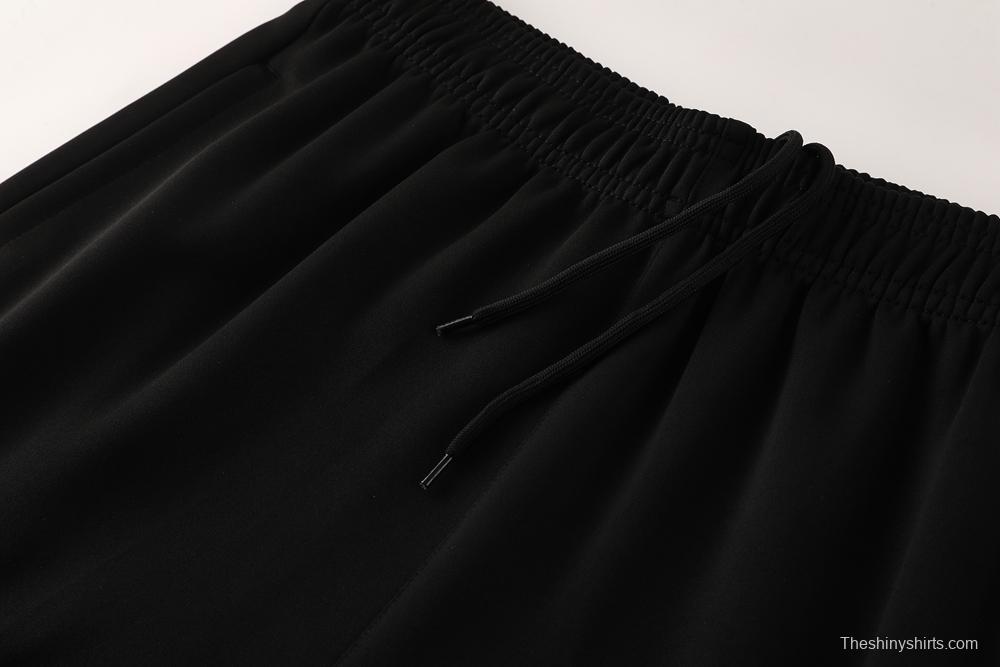 25/26 AC Milan Black/Red Full Zipper Jacket +Long Pants