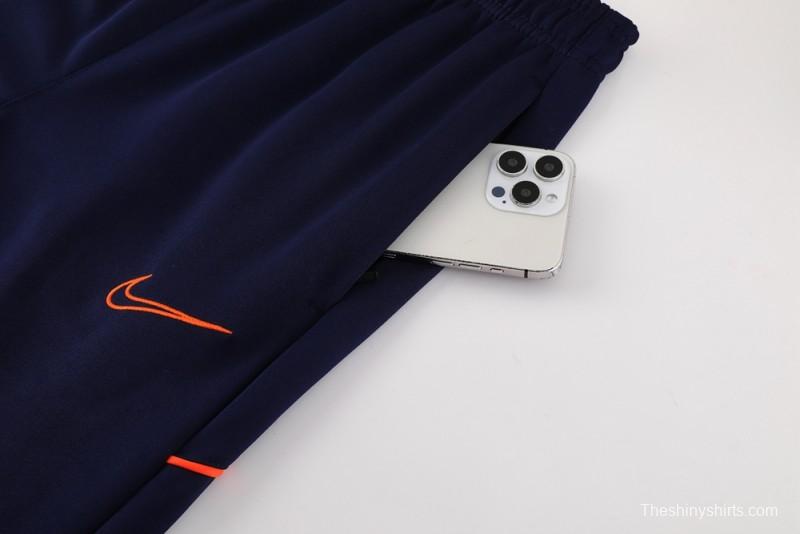 2025 NIKE Navy Full Zipper Jacket + Long Pants