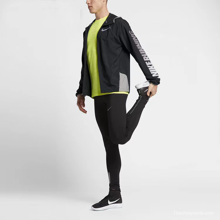 2025 Nike White/Black Full Zipper Hoodie Windbreaker