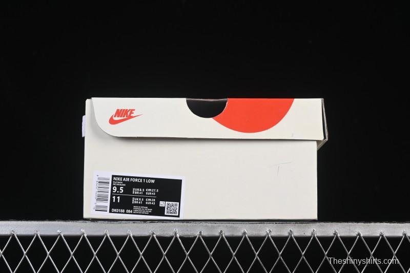 Nike Air Force 1 '07 Low Gucci Collaboration Smoke Grey Gum Low-Top Casual Sneakers - DK0188-084