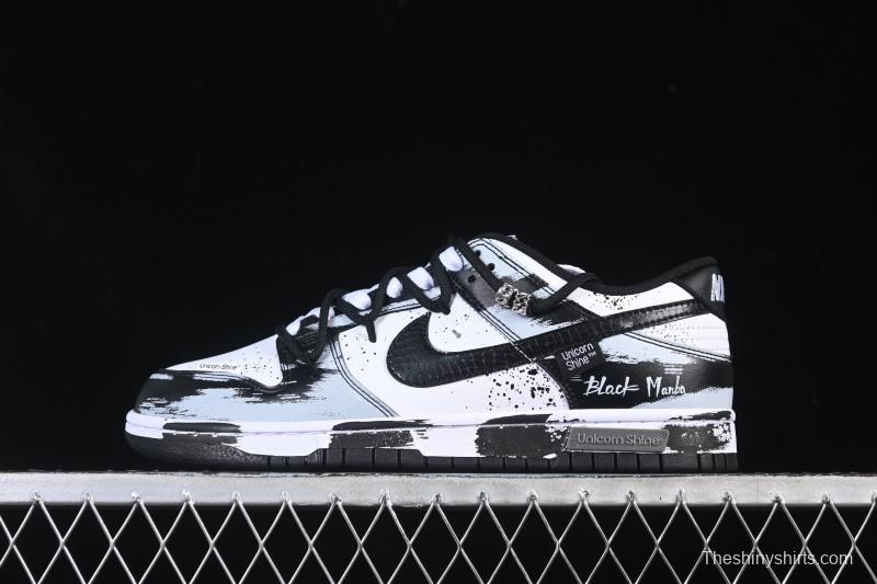 Nike SB Dunk Low Strap Custom Low-Top Casual Skate Shoes - DD1391-100