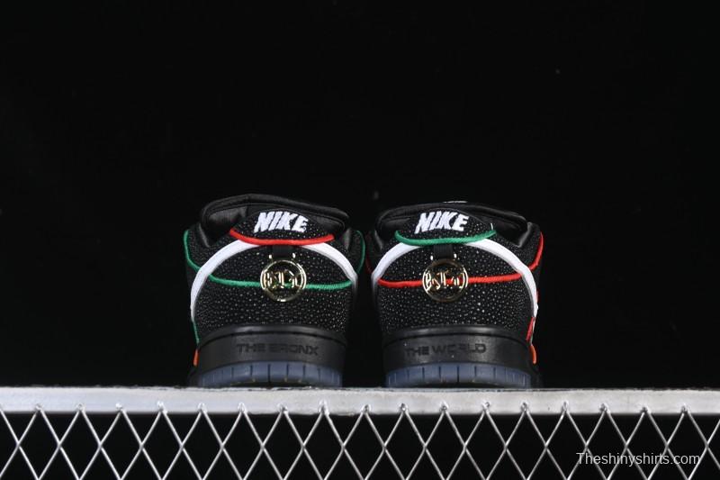 Nike Bronx Girls Skate SB Dunk Low Skateboarding Shoes - HV1664-001