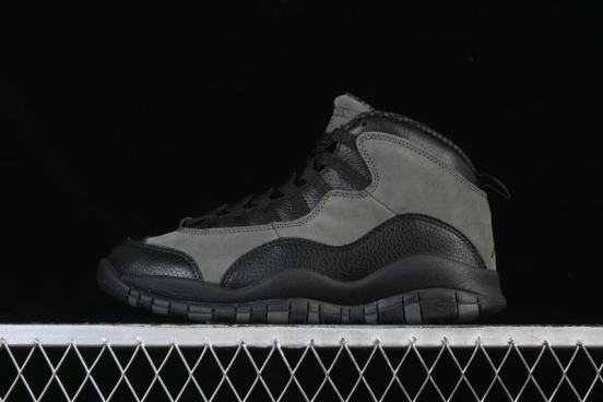 Nike Air Jordan 10 Retro Shadow Grey Basketball Shoes - HJ6779-001