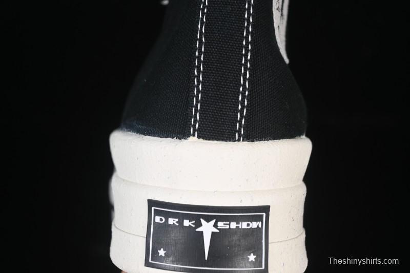 Rick Owens Drkshdw Converse Chuck 70 High Top Platform Casual Canvas Shoes - A06754C