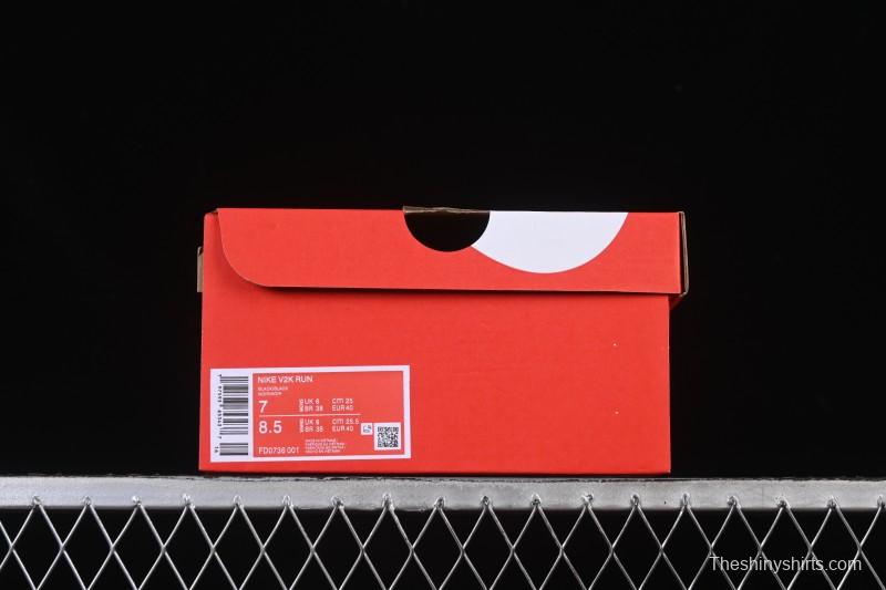 Nike V2K Runtekk Run Cushioned Anti-Slip Retro Low-Top Running Shoes - FD0736-001