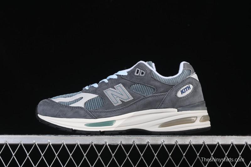 New Balance Kith x New Balance Made In USA M991 Classic Versatile Dad Shoes Casual Athletic Running Shoes - U991KH2