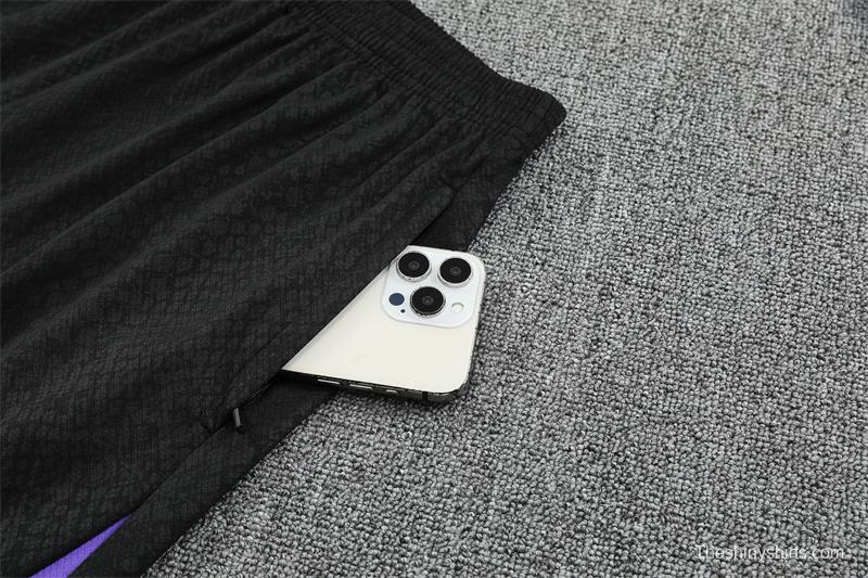 25/26 Barcelona Purple Joint Edition with XS Short Sleeve+Soccer Shorts