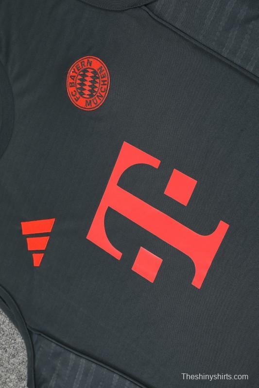 25/26 Bayern Munich Black Short Sleeve Jersey+Shorts