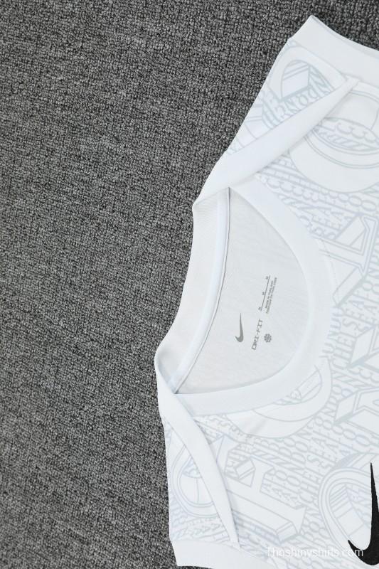 25/26 Chelsea White Vest Jersey+Shorts