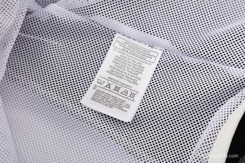 25/26 Real Madrid White Half Zipper Jacket+Long Pants S-3XL