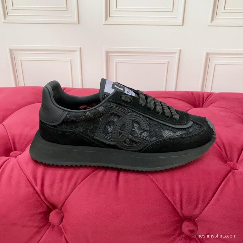 Dolce & Gabbana 2025/SS New Collection Luxury Embroidered Logo Sneakers - AS00300