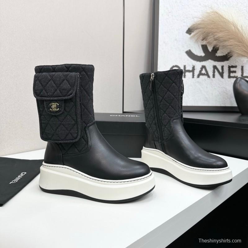 Chanel 2025 SS Short Boots Essential Autumn Winter Item - L Y00390
