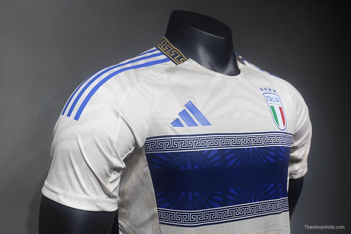 Player Version 2024 Italy x Versace White Jersey