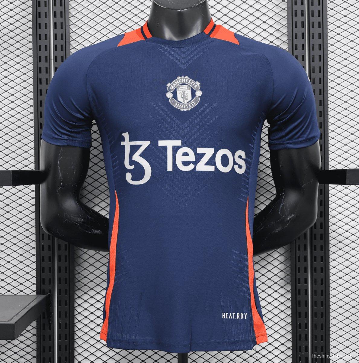 Player Version 24/25 Manchester United Navy Pre-Match Jersey