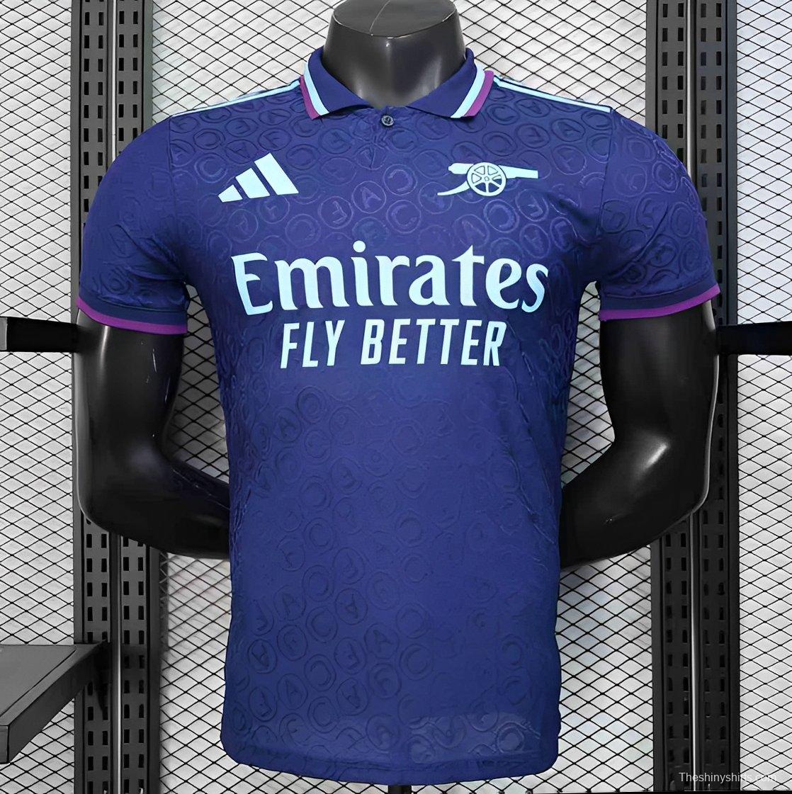 Player Version 25/26 Arsenal Blue with Geometric Pattern Jersey