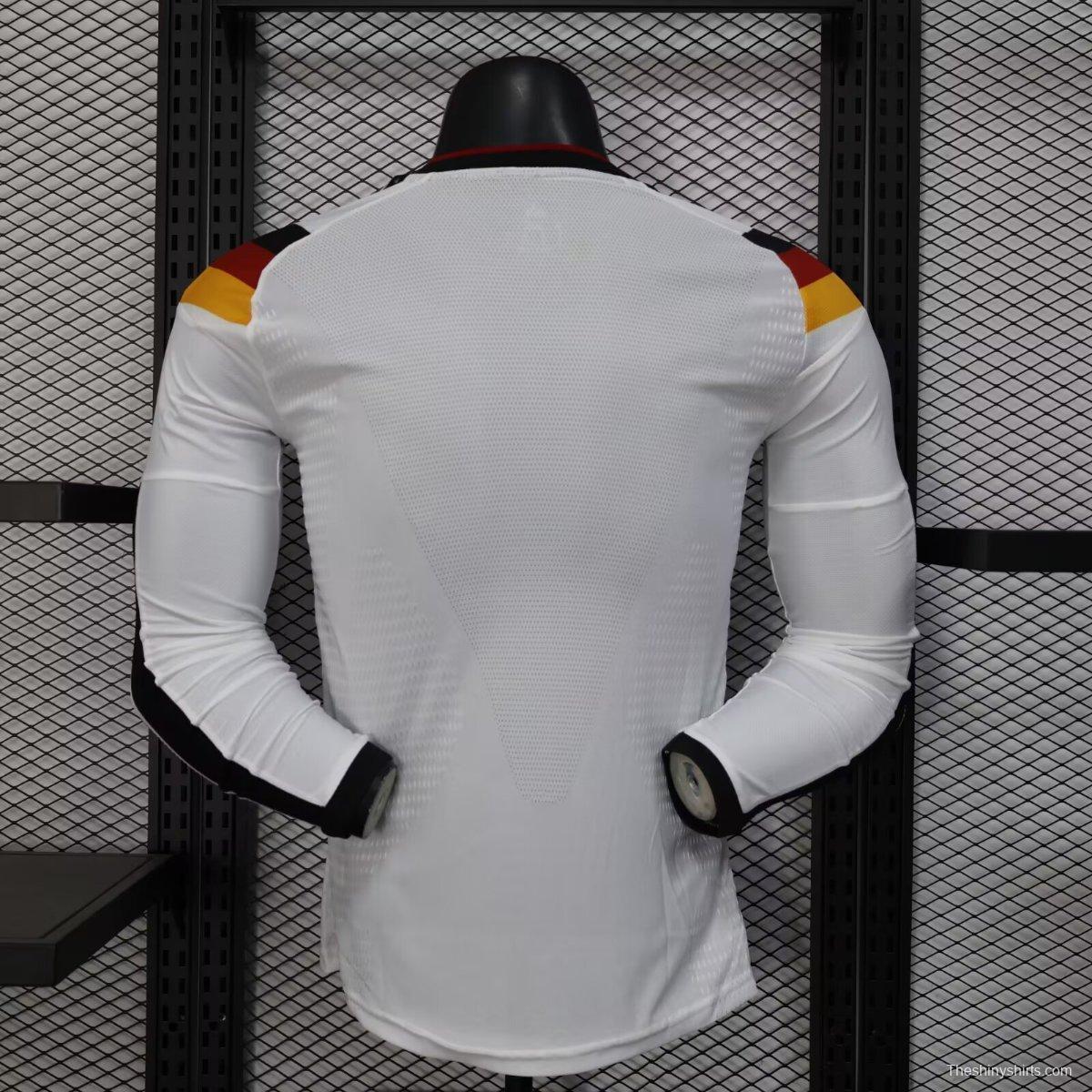 Player Version 2026 Germany Home Long Sleeve Jersey