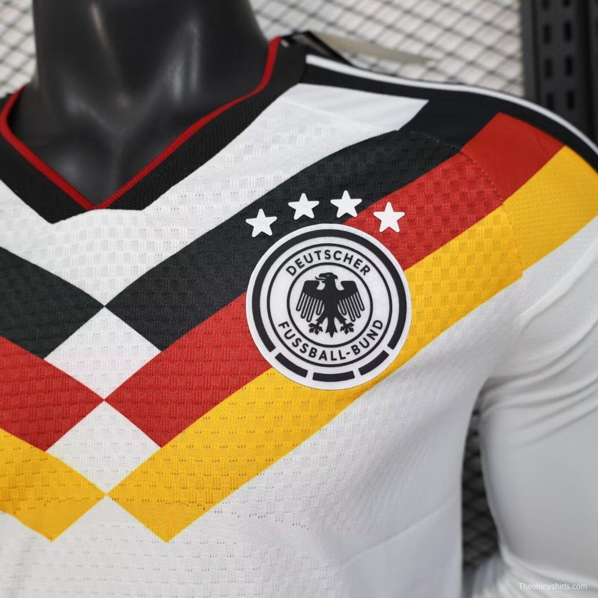 Player Version 2026 Germany Home Long Sleeve Jersey